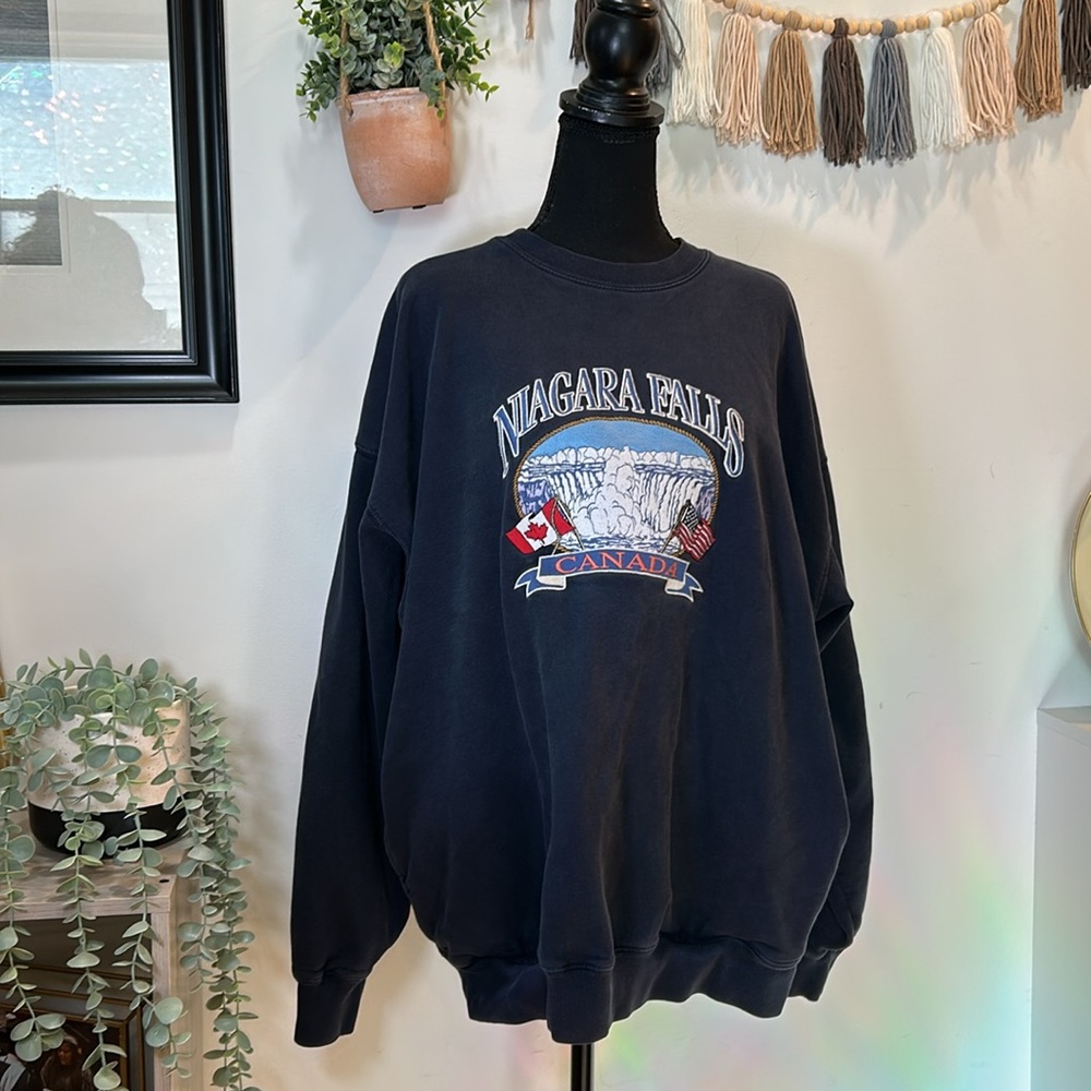 Brandy Melville Niagar falls canda oversize crewneck - Picture 12 of 16